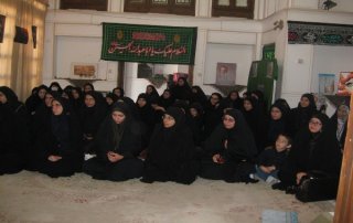 برگزاری مراسم سوگواری آقا ابا عبد الله الحسین علیه السلام در حوزه زهرای مرضیه سلام الله علیها