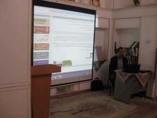 گزارش برگزاری کارگاه  روش تحقیق در منابع الکترونیکی و مهارت افزائی استفاده از پایگاههای اطلاعاتی و موتورهای جستجو